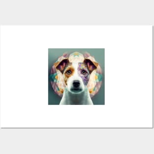 A Fractal Design of A Jack Russell Terrier Posters and Art